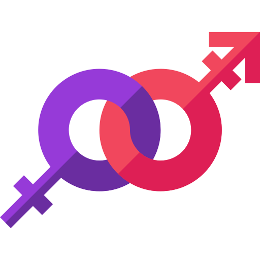 Genders Basic Straight Flat icon