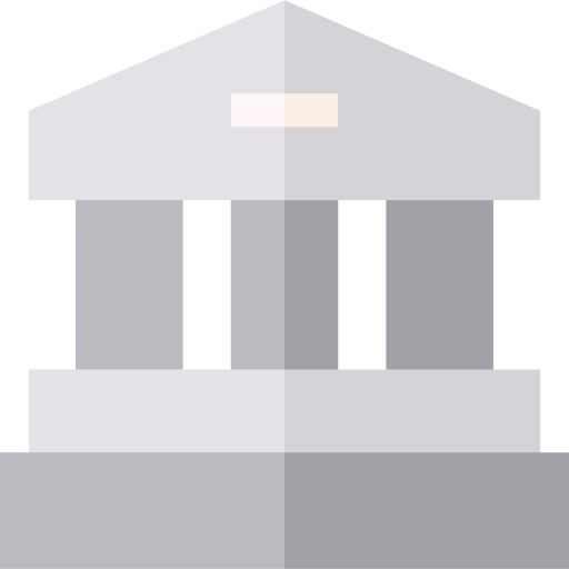 Bank Basic Straight Flat icon