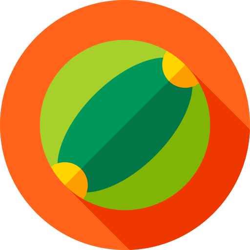 Beach ball Flat Circular Flat icon