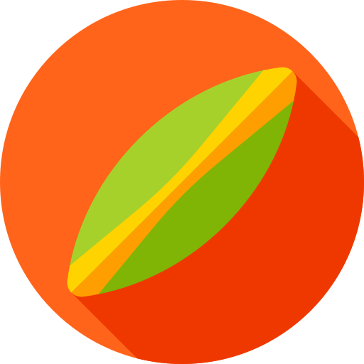 Surfboard Flat Circular Flat icon