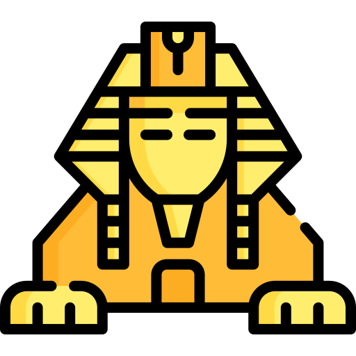 Great sphinx of giza Special Lineal color icon