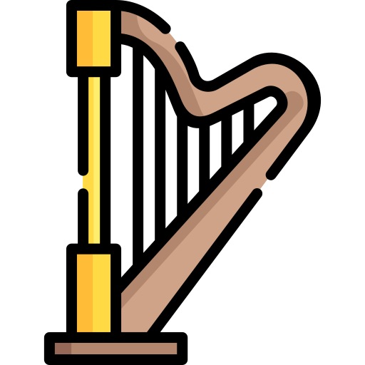 Harp Special Lineal color icon
