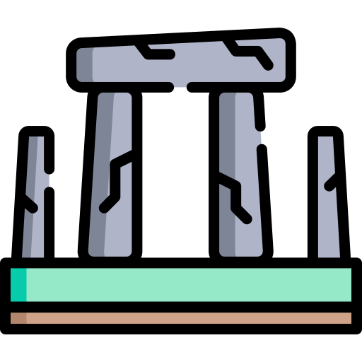 stonehenge Special Lineal color icon