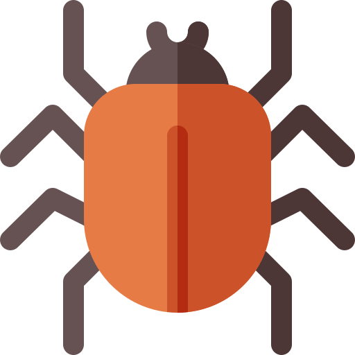 bugs Basic Rounded Flat Icône
