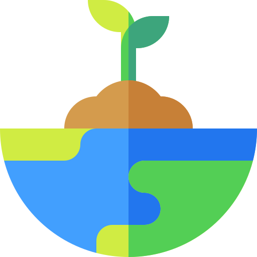 Ökologie Basic Straight Flat icon