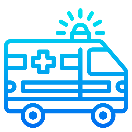 Ambulance srip Gradient icon