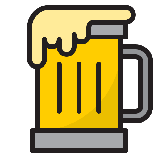 ビール srip Lineal Color icon