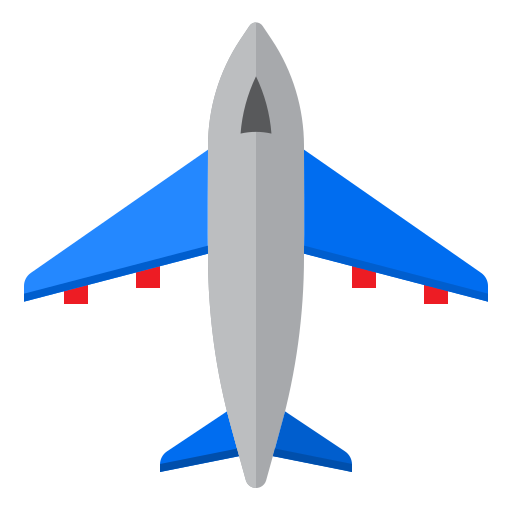 flugzeug srip Flat icon