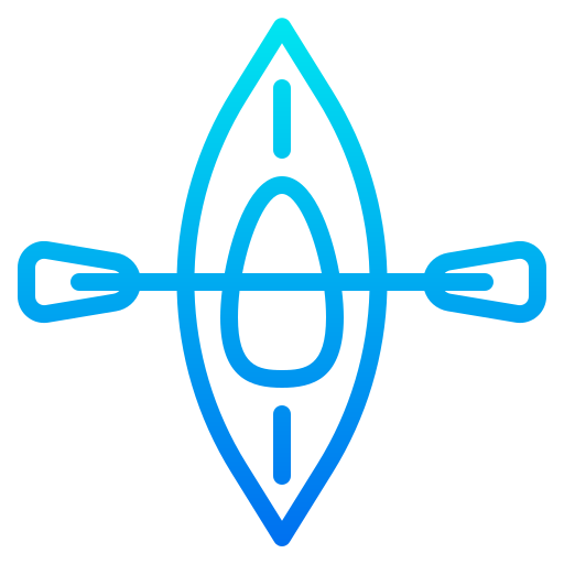Canoe srip Gradient icon
