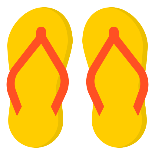 flip flops srip Flat icon