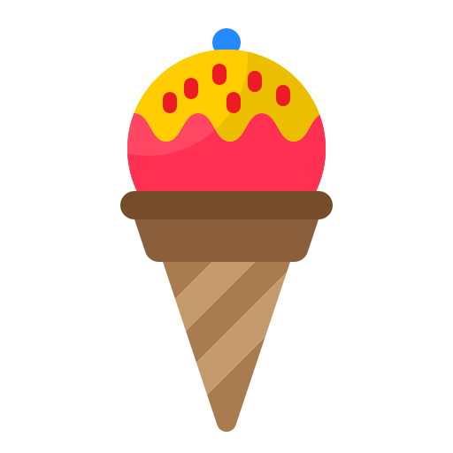Ice cream srip Flat icon