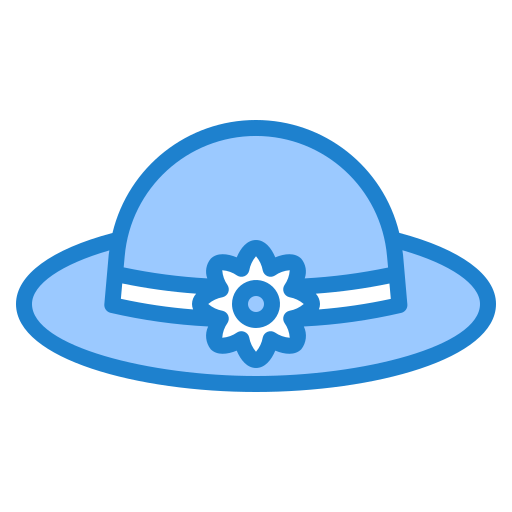 帽子 srip Blue icon