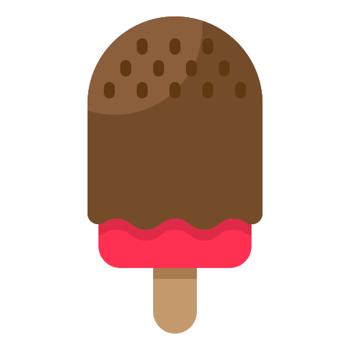 Ice cream srip Flat icon