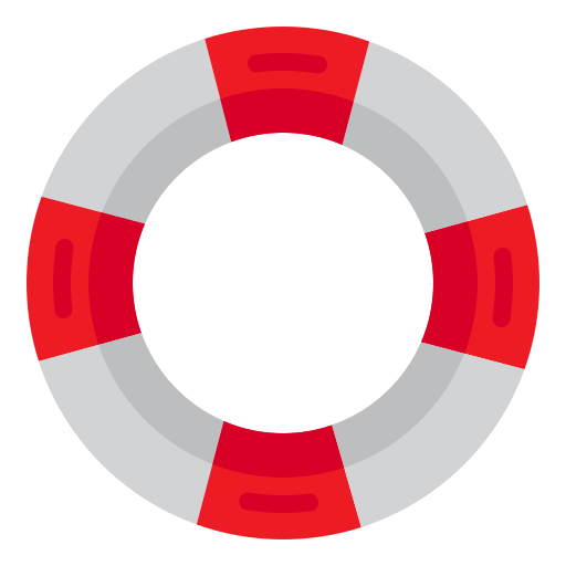 rettungsschwimmer srip Flat icon