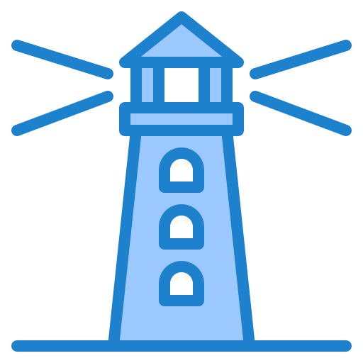 灯台 srip Blue icon