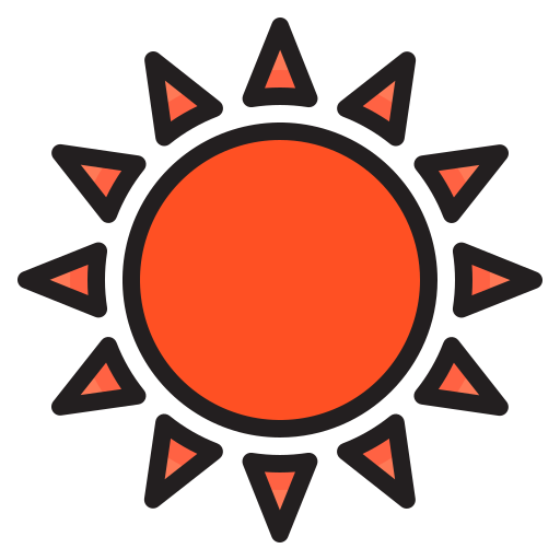 태양 srip Lineal Color icon