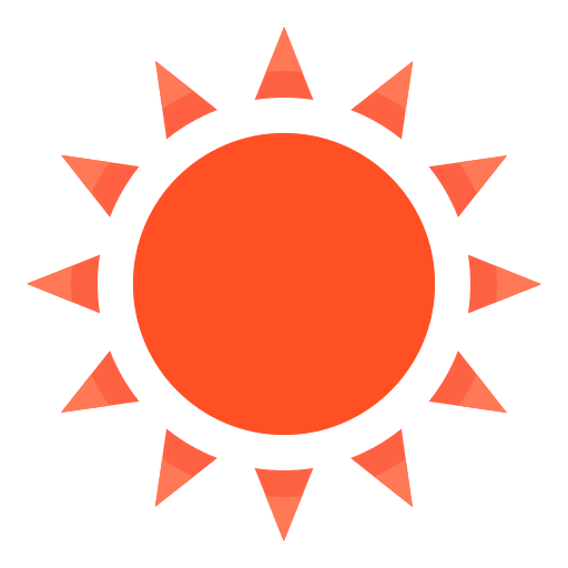Sun srip Flat icon