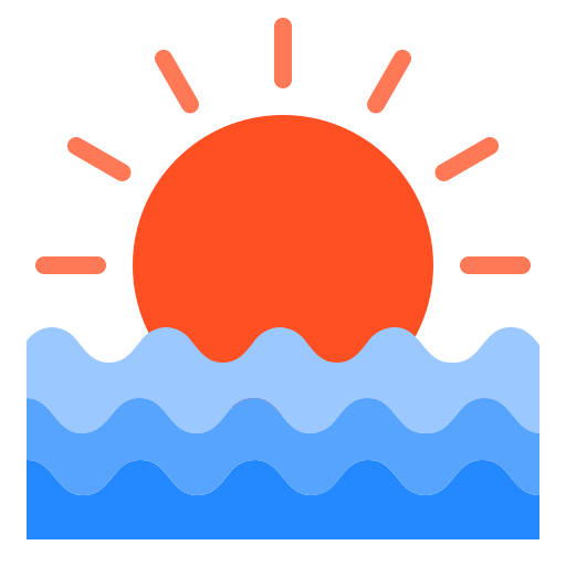 Sunset srip Flat icon
