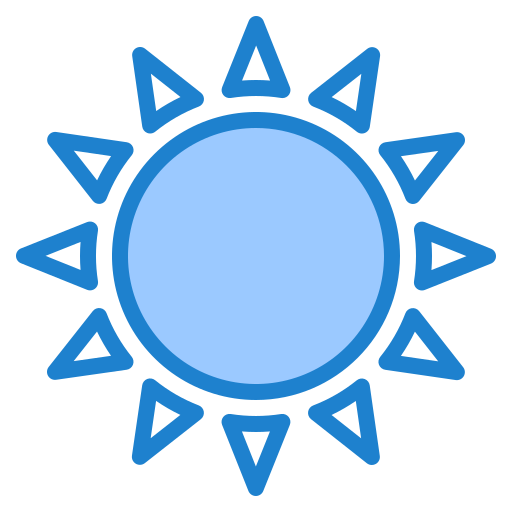 太陽 srip Blue icon
