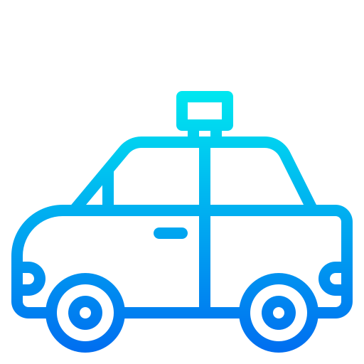 taxi srip Gradient icon