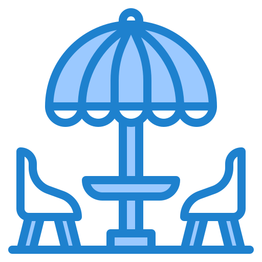 parasol słoneczny srip Blue ikona