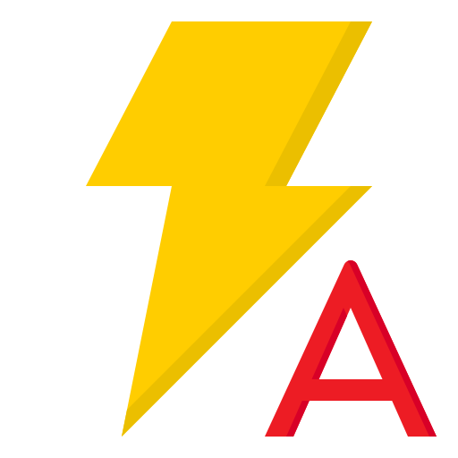 flash automatico srip Flat icona