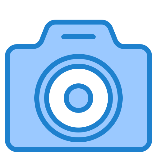 Camera srip Blue icon
