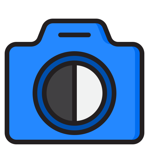 Camera srip Lineal Color icon