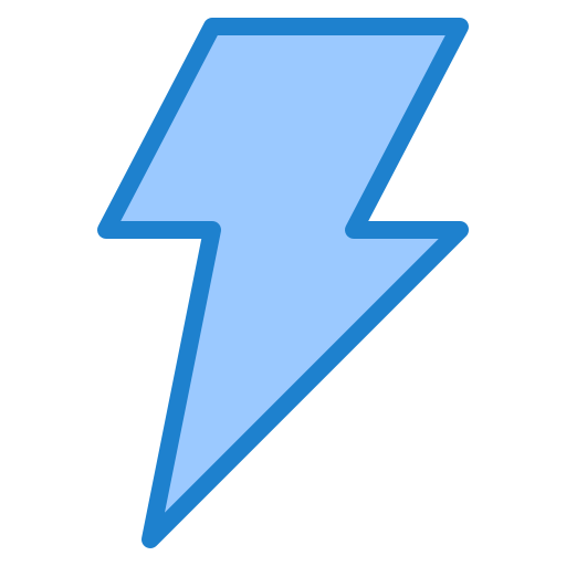 Flash srip Blue icon