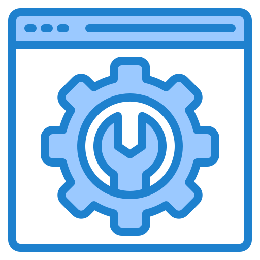 Configuration srip Blue icon