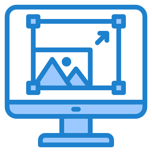 conception graphique srip Blue Icône