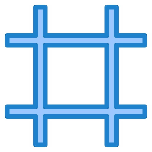 Grid srip Blue icon