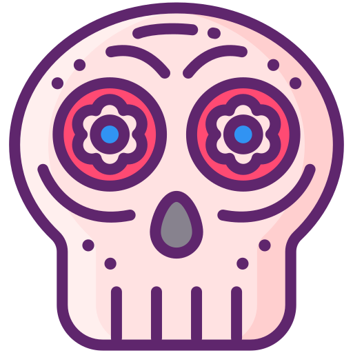 dia de muertos Flaticons Lineal Color ikona