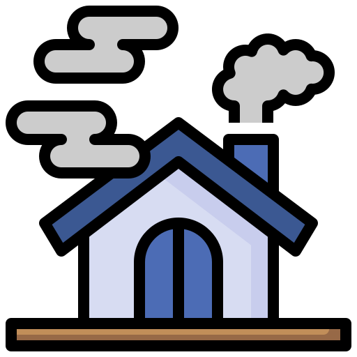 Smog Surang Lineal Color icon