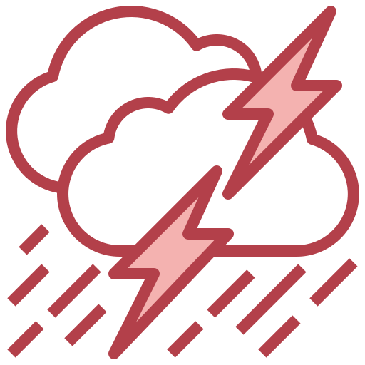 Thunderstorm Surang Red icon