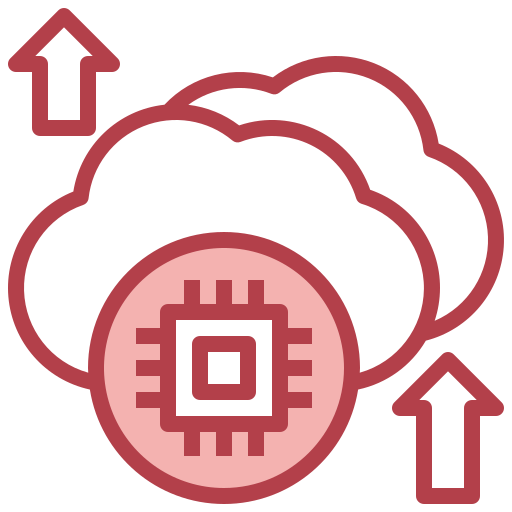 cloud-server Surang Red icon