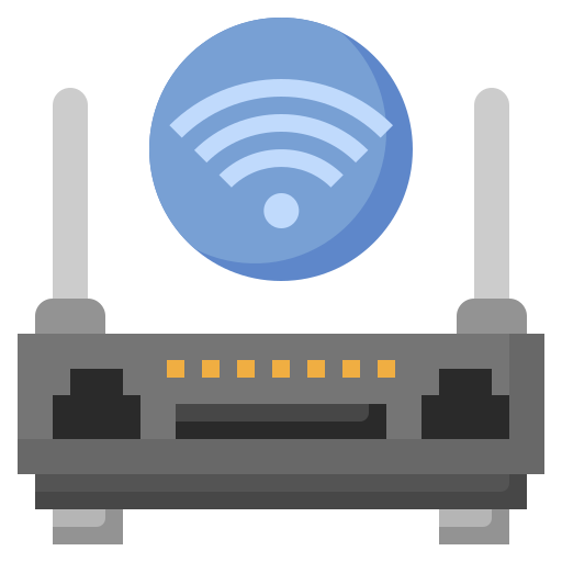 draadloze router Surang Flat icoon