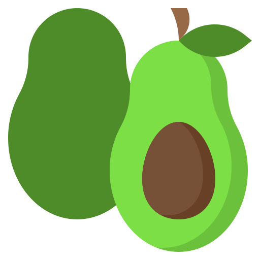 avocado Surang Flat icoon