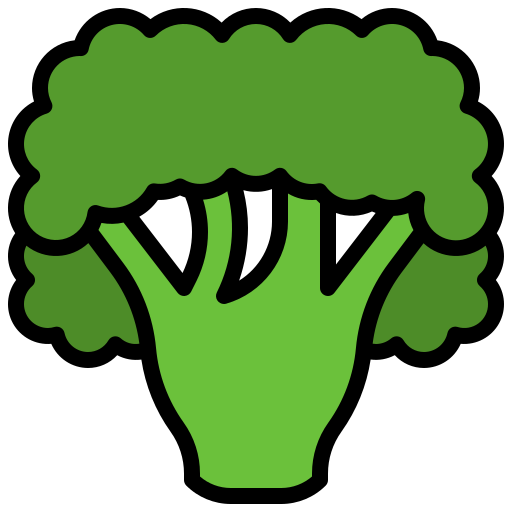 broccoli Surang Lineal Color icona