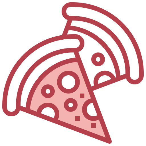 кусок пиццы Surang Red иконка