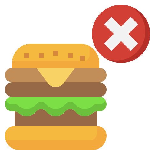 No burger Surang Flat icon
