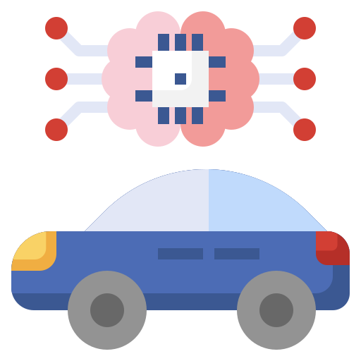 intelligence artificielle Surang Flat Icône