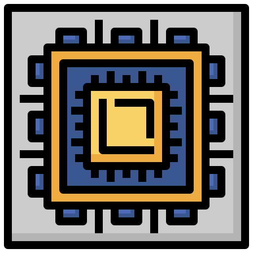 Microchip Surang Lineal Color icon
