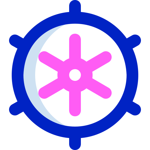 rueda de la nave Super Basic Orbit Color icono