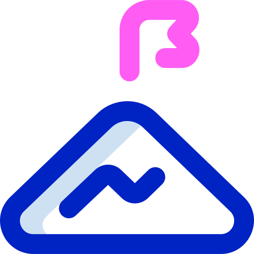montaña Super Basic Orbit Color icono