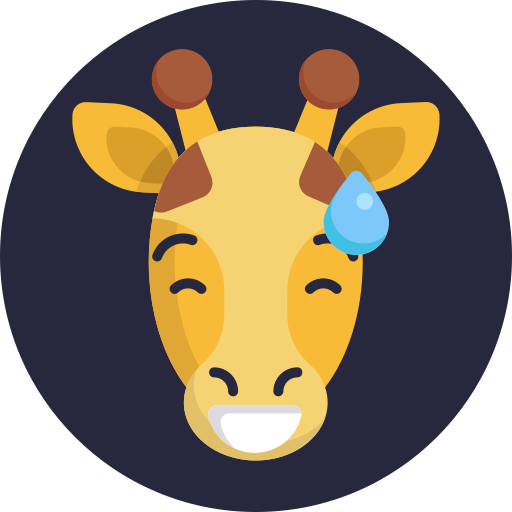 Giraffe Generic Circular icon