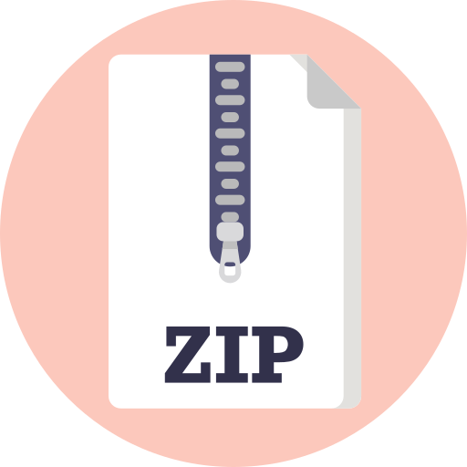 Zip format Generic Circular icon