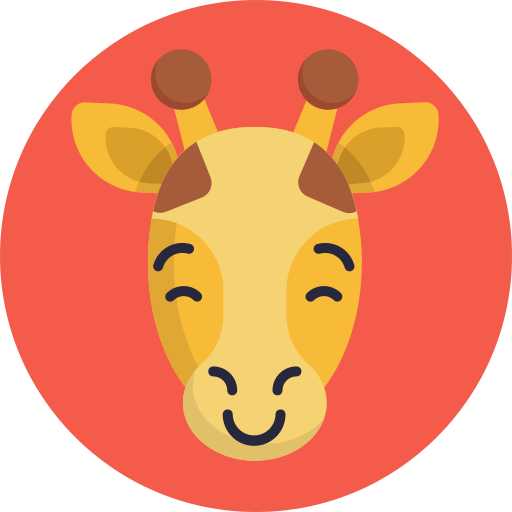 giraffe Generic Circular icoon