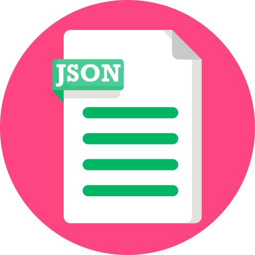 fichier json Generic Circular Icône