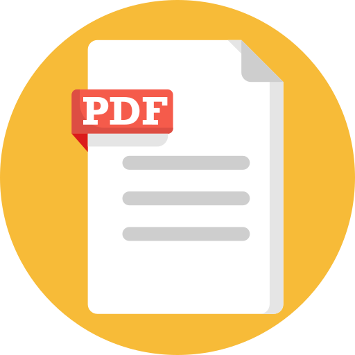 Pdf file Generic Circular icon